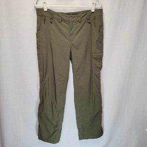 Duluth Trading Co Women's Size 16 Cargo Pants Green Nylon